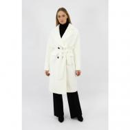 Пальто  демисезонное, размер 50, белый 365 clothes