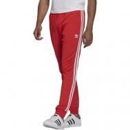 брюки , карманы, размер L, красный Adidas