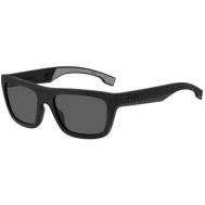 Солнцезащитные очки , авиаторы, оправа: пластик, для мужчин, серый BOSS