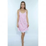 Сорочка , без рукава, размер 44-46, розовый Махис