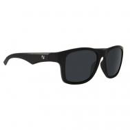 Солнцезащитные очки , прямоугольные, спортивные, зеркальные, черный Northug