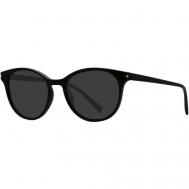 Солнцезащитные очки , панто, оправа: пластик, для женщин, черный Forever