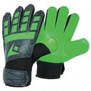 Вратарские перчатки , размер 9, черный, зеленый MACRON