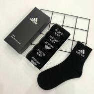 Носки  унисекс , 5 пар, размер 25-29, черный Adidas