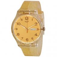 Наручные часы  Gent Наручные часы  SUOK704, серебряный, золотой Swatch
