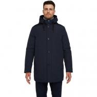 куртка  Velletri, демисезон/зима, карманы, размер 58, синий Geox