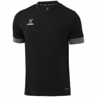 Футбольная футболка , силуэт прямой, размер S, черный Jogel