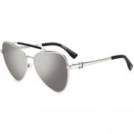 Солнцезащитные очки , авиаторы, оправа: металл, для женщин, серый DSquared2