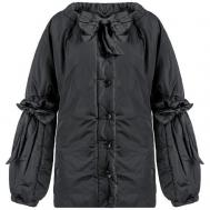 куртка  , укороченная, размер l, черный TADASKI