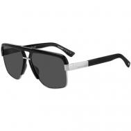 Солнцезащитные очки , квадратные, оправа: пластик, для мужчин, черный DSquared2