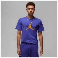 Теннисная футболка , силуэт прямой, размер S, синий Nike