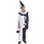 Карнавальный костюм Пьеро с колпаком и шапочкой (15038) 146-152 см ПТИЦА ФЕНИКС