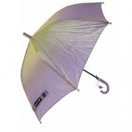 Зонт-трость фиолетовый, золотой Loria shop