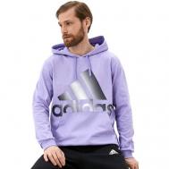 Худи , силуэт прямой, капюшон, размер M, фиолетовый Adidas
