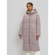 куртка  , демисезон/зима, силуэт свободный, капюшон, карманы, подкладка, внутренний карман, размер 46, розовый ELECTRASTYLE