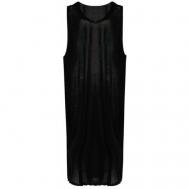 Платье , хлопок, повседневное, размер 44, черный Isabel Benenato