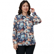 Рубашка  , размер 58, голубой OLSI