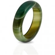 Кольцо , агат, подарочная упаковка, размер 18, зеленый L'Attrice