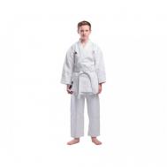 Кимоно  для карате  без пояса, сертификат WKF, размер 160, белый Adidas