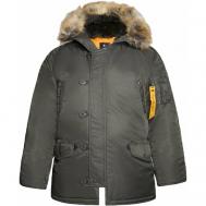 куртка  зимняя, размер XL, серый Apolloget