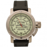 Наручные часы  Командирские Часы наручные К-222 / Анчар (Papa) механические 035.01, белый ТРИУМФ