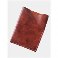 Обложка-карман , натуральная кожа, коричневый BOCHAROFF