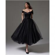 Платье , размер 44, черный VEHOVAdresses