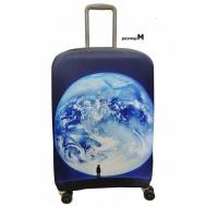 Чехол для чемодана  2346_M, размер M, синий Vip Collection