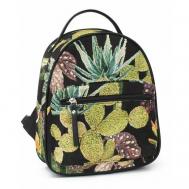 Рюкзак , зеленый, черный Sofi-Art
