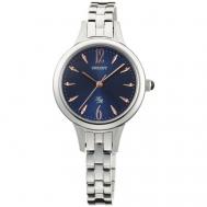 Наручные часы  QC14003D, серебряный, синий Orient