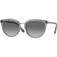 Солнцезащитные очки , круглые, оправа: пластик, градиентные, для женщин, серый Burberry