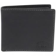 Бумажник , фактура гладкая, черный Klondike