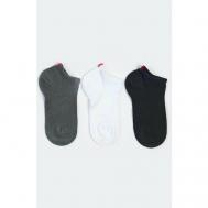 Носки , 3 пары, размер 39-42, черный, белый KATIA&BONY