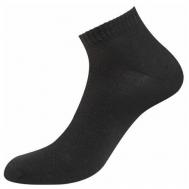 Мужские носки , 1 пара, укороченные, нескользящие, размер 42-44 (27-29), черный GOLDEN LADY