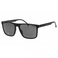 Солнцезащитные очки , квадратные, оправа: пластик, поляризационные, с защитой от УФ, для мужчин, черный Carrera