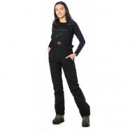 Горнолыжные брюки , подкладка, размер 46, черный Azimuth
