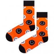 Мужские носки , классические, размер 27, оранжевый Dega