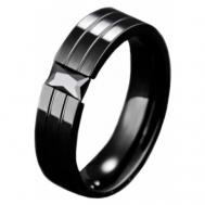 Кольцо , нержавеющая сталь, размер 19.5, серебряный DG Jewelry