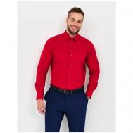 Рубашка , размер 42 182-188, красный Allan Neumann