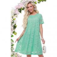Платье размер 46, зеленый Бизнес Стиль
