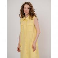Платье , размер S (42-44), желтый Модный дом Виктории Тишиной