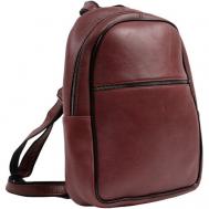 Рюкзак , натуральная кожа, внутренний карман, бордовый Unvers leather Istanbul