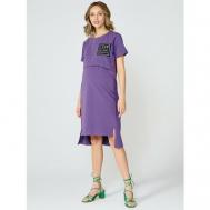 Платье , размер L, фиолетовый Proud Mom