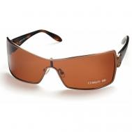 Солнцезащитные очки , монолинза, оправа: металл, с защитой от УФ, для женщин, коричневый Cerruti 1881