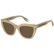 Солнцезащитные очки , кошачий глаз, оправа: пластик, для женщин, золотой Marc Jacobs