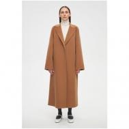 Пальто  , размер XS, коричневый, бежевый Prav.da