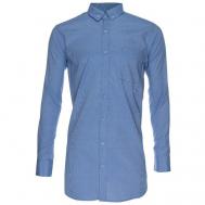 Рубашка , размер 44/XS/170-178/38 ворот, синий Imperator