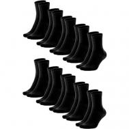 Мужские носки , 10 пар, классические, размер 45-46/31, черный TecnicoTEX