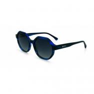 Солнцезащитные очки , круглые, с защитой от УФ, поляризационные, для женщин, синий Uspa
