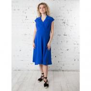 Платье , размер 46 (M), синий Мамуля Красотуля